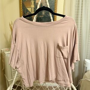 Old Navy Light Pink Short Sleeve Tee